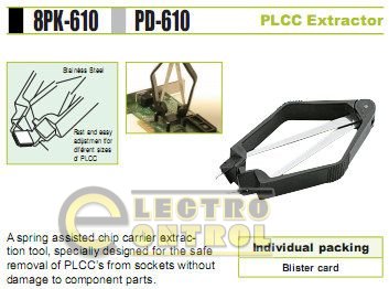 Экстрактор для микросхем PLCC  ProsKit 8PK-610
