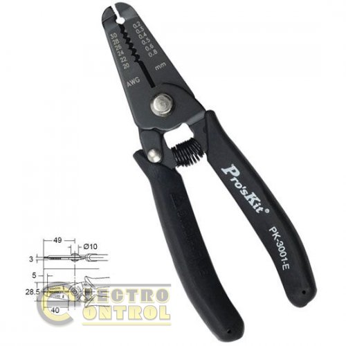 Зачищення ізоляції&nbsp;Pro'sKit&nbsp;1PK-3001-E