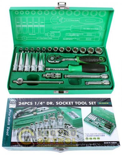 Набір торцевих ключів 1/4" ProsKit SK-22401M