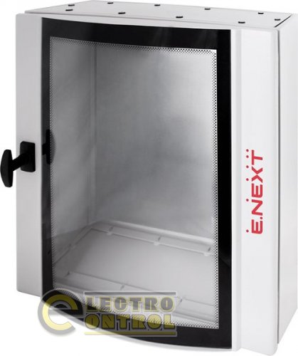 Корпус металлический e.mbox.industrial.p.60.60.20.gl IP55 с монтажной панелью (600*600*200), стекло