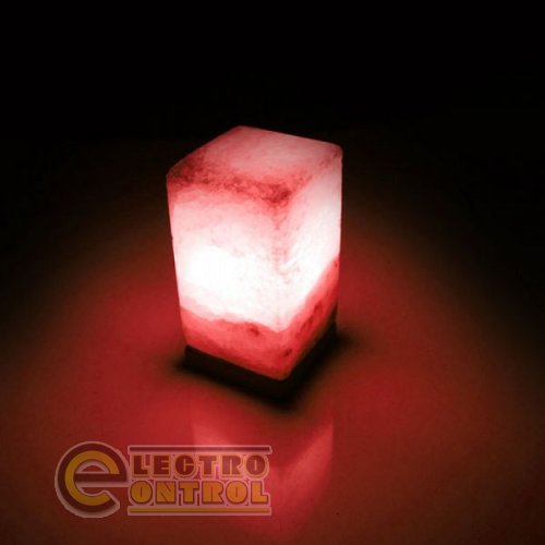 Соляна лампа SALTKEY BLOCK (red)