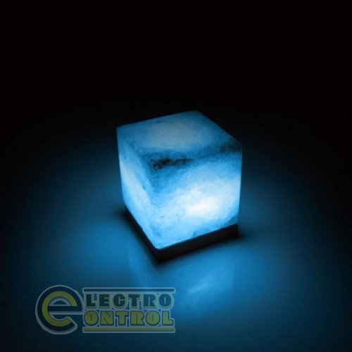 Соляная лампа SALTKEY CUBE (Куб)(blue)