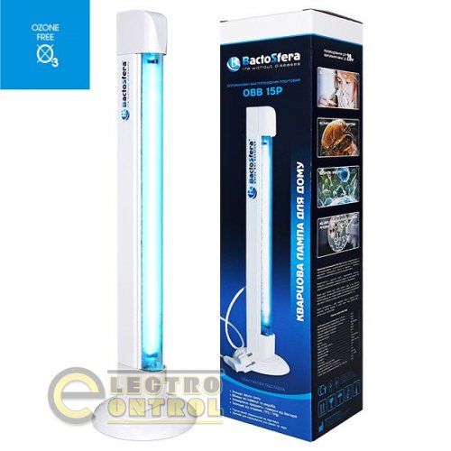 Облучатель бактерицидный бытовой OBB 15P OZONE FREE