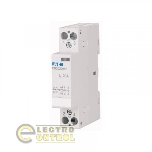 Модульний контактор, 20A, 12V AC/DC, 2НЗ (CR2020012 )
