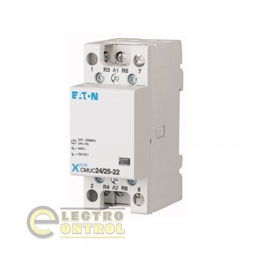 Модульный контактор 25A, 2NO+2NC, 230В, AC/DC  (CMUC230/25-22)