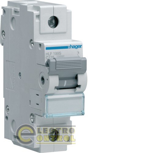Автоматический выключатель Hager HLF199S 125А 1p AC Автоматический выключатель Hager HLF199S 125А 1p AC
