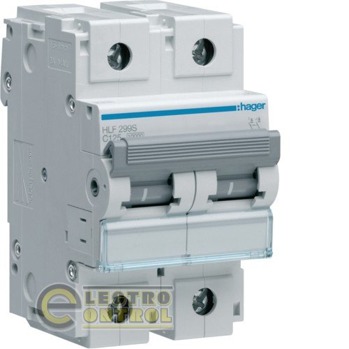 Автоматический выключатель Hager HLF290S 100А 2p AC