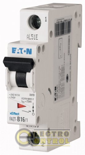 Автоматический выключатель Eaton FAZ-T D 6А 1p 240814 Автоматический выключатель Eaton FAZ-T D 6А 1p 240814