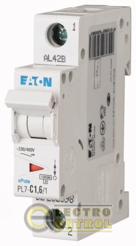 Автоматический выключатель Eaton PL7 B 1,5А 3p 165048