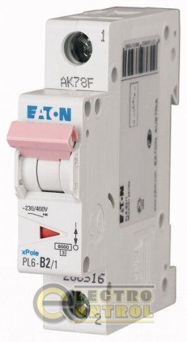 Автоматический выключатель Eaton PL6 D 15А 1p 164764