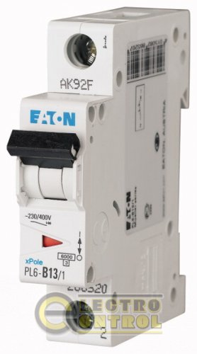 Автоматичний вимикач Eaton PL6 B 13А 1p 286520