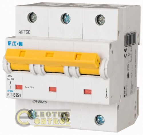 Автоматичний вимикач Eaton PLHT C 25А 3p 248034