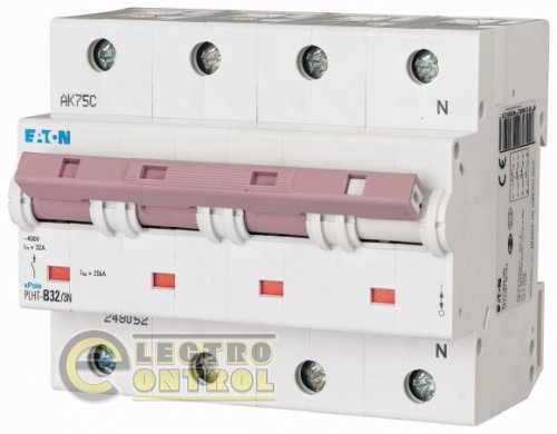 Автоматичний вимикач Eaton PLHT C 32А 3P+N 248061