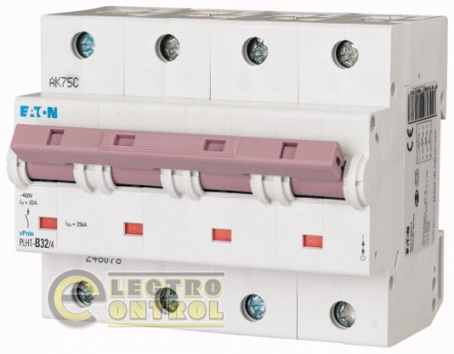 Автоматический выключатель Eaton PLHT B 32А 4p 248078