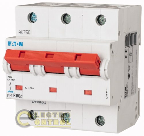 Автоматичний вимикач Eaton PLHT C 100А 3p 248040