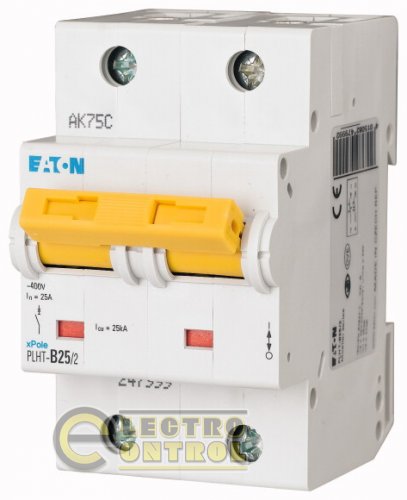 Автоматический выключатель Eaton PLHT B 25А 2p 247999