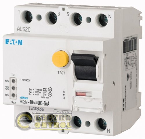 Цифровой переключатель FI, 40A, 4-пол., 30 мА, тип g/a (FRCDM-40/4/003-G/A)