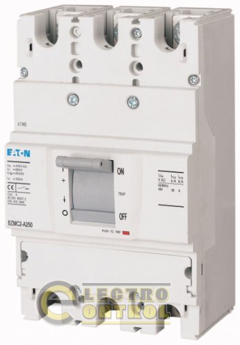 BZMB2-A250 - Автоматичний вимикач 250А, номінальна напруга 400/415 В (АС), 3 полюса, вимкнути.здатність 25ка