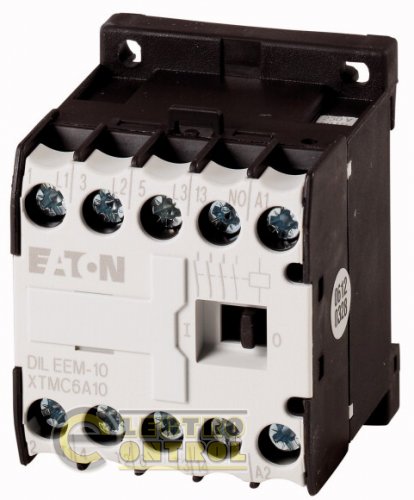 DILEEM-10-G(12VDC) - Силовой контактор; 3-полюсный + 1 Н.О.; 3 кВт/400 В/AC3; управляется постоянным током DC