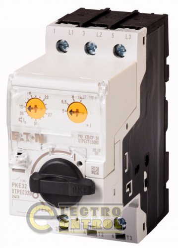 PKE32/XTUCP-36 - Автомат захисту установок, Закінчений пристрій зі стандартною ручкою, 15 - 36 A, 36 A, з розчіпувачем перевантаження