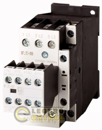DILM17-32(230V50/60HZ) - Силовий контактор; 3-полюсний + 3 замикаючих контакту + 2 розмикаючих контакту; 7,5 кВт/400 В/AC3