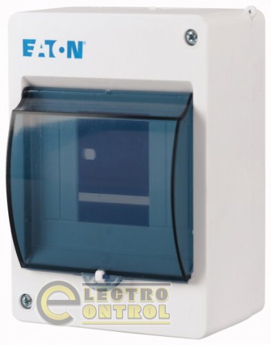 MINI-4-T - Компактный пластиковый кожух, IP30, 4 модуля, прозрачная дверца