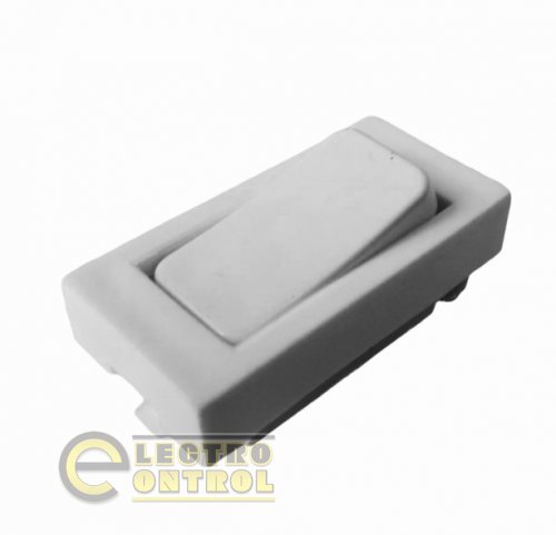 Выключатель одинарный 45x22,5 модульный для установки в люк, кабель-канал, настенный бокс 