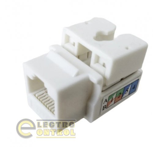 Розетка информационная RJ-45 компьютерная UTP кат.6 CAT6 модульная установка в люк кабель-канал настенный бокс