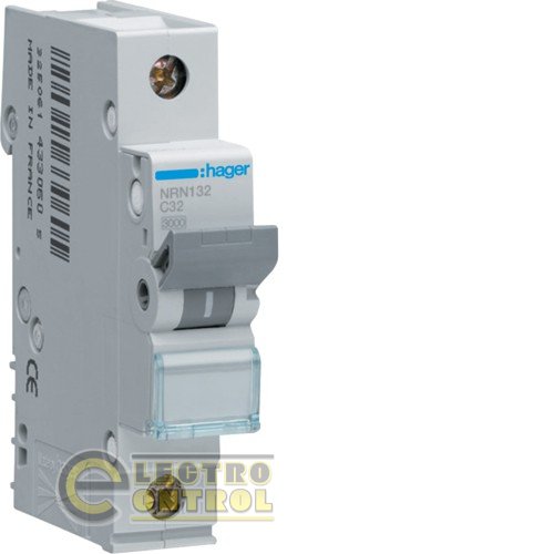 Автоматический выключатель Hager NRN132 32А 1p AC