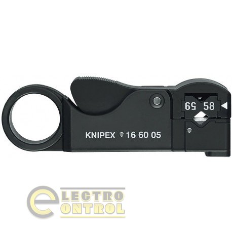 Инструмент для удаления изоляции с коаксильных кабелей KNIPEX 16 60 05 SB