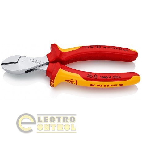 Гострозубці бічні компактні X-Cut KNIPEX 73 06 160 Гострозубці бічні компактні X-Cut KNIPEX 73 06 160