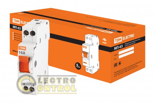 Модульный переключатель трехпозиционный МП-63 1P 16А TDM