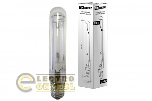 Лампа натриевая высокого давления ДНаТ 100 Вт Е27 TDM*