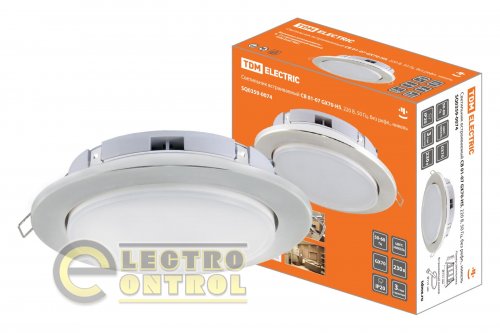 Светильник встраиваемый СВ 01-07 GX70-H5, 220 В, 50 Гц, без рефл., никель, TDM Светильник встраиваемый СВ 01-07 GX70-H5, 220 В, 50 Гц, без рефл., никель, TDM