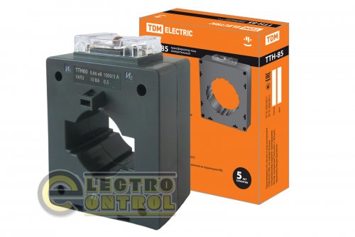 Трансформатор тока измерительный ТТН 85/ 800/5-15VA/0,5 TDM Трансформатор тока измерительный ТТН 85/ 800/5-15VA/0,5 TDM