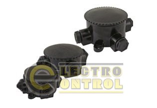 Коробка електромонтажна КЕМ 2-660-4 ОП D95 мм IP65, 4-х ріжок. (карболіт) TDM