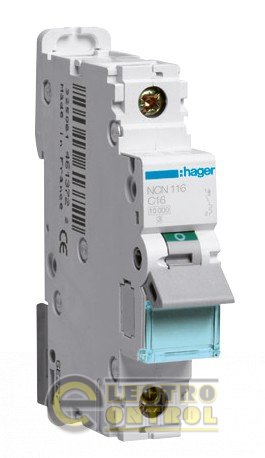 Автоматический выключатель Hager NSN101 1А 1p AC
