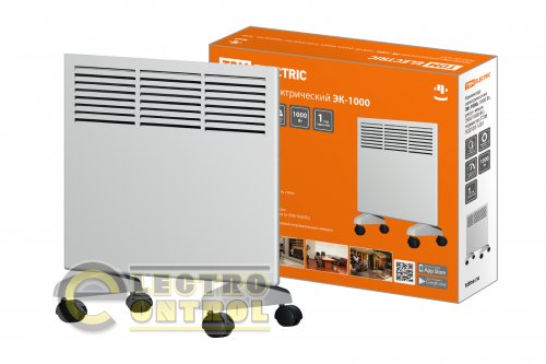 Конвектор електричний ЭК-1000, 1000 Вт, регул. потужні. (500/1000 Вт), термостат, TDM