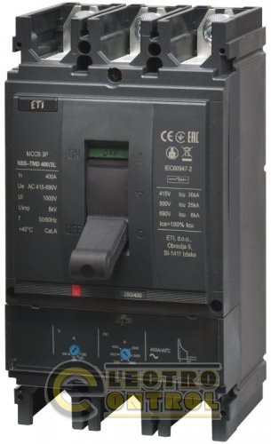 Автоматический выключатель ETIBREAK NBS-TMD 400/3L 315A 3P