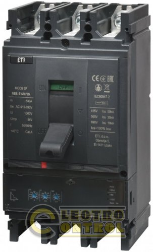 Автоматичний вимикач ETIBREAK  NBS-E 400/3H 400A 3P