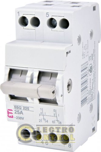 Переключатель SSQ 240 2p 40A, "1-0-2" 2421425
