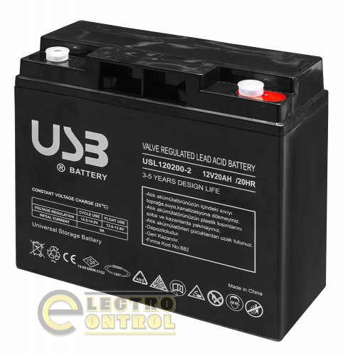 Акумуляторна батарея 12V 20Ah, AGM