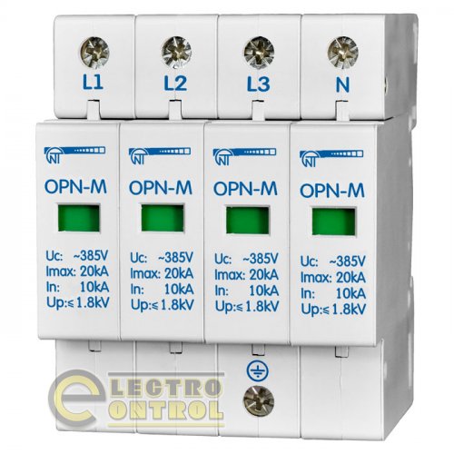 Ограничители импульсных перенапряжений ОПН-М (4S) 10KA