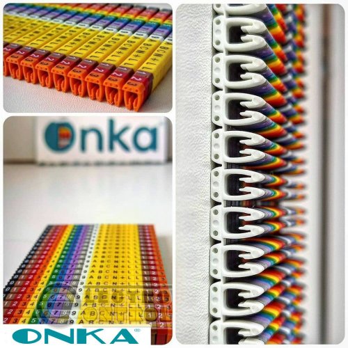 Маркування для дроту 0,5-1,0 мм2  " K " (20 шт)