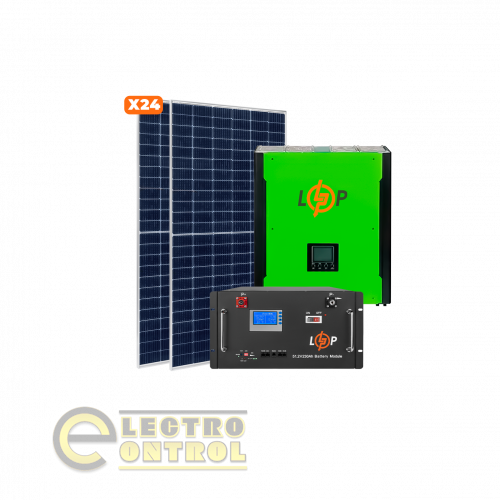 Автономна сонячна електростанція 10 квт АКБ 11kWh LiFePO4