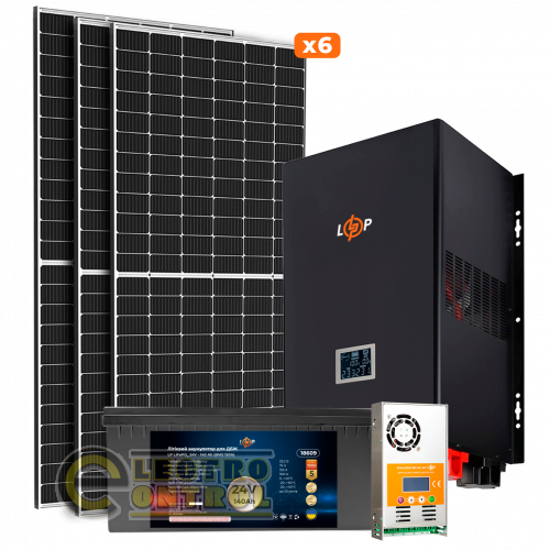 Солнечные электростанции на 2,5 квт LogicPower АКБ 3.3kWh LiFePO4