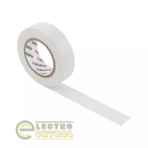 Изоляционная лента PVC, белая, 18ММ/10М