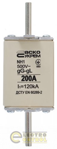 Предохранитель Аско-Укрем A0050010031 ножевой с плавкой вставкой NH1 200A gG