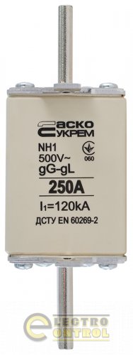 Предохранитель Аско-Укрем A0050010032 ножевой с плавкой вставкой NH1 250A gG