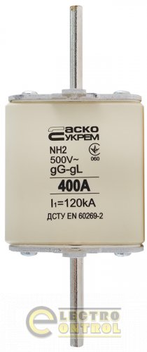 Предохранитель Аско-Укрем A0050010037 ножевой с плавкой вставкой NH2 400A gG